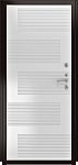 Дверь ДвериПРО Л-3б ФЛ-185 (10мм, ПВХ Ясень белый) DPRO226060 фото